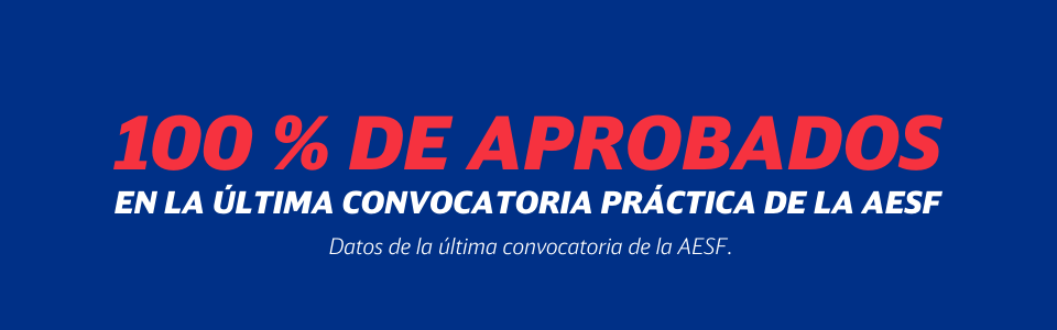 100 % de aprobados en la última convocatoria práctica de la AESF